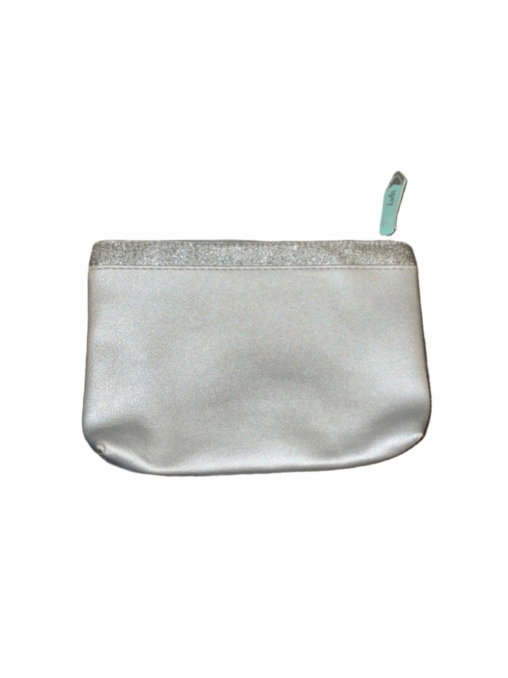 Silver Glitter Makeup Bag